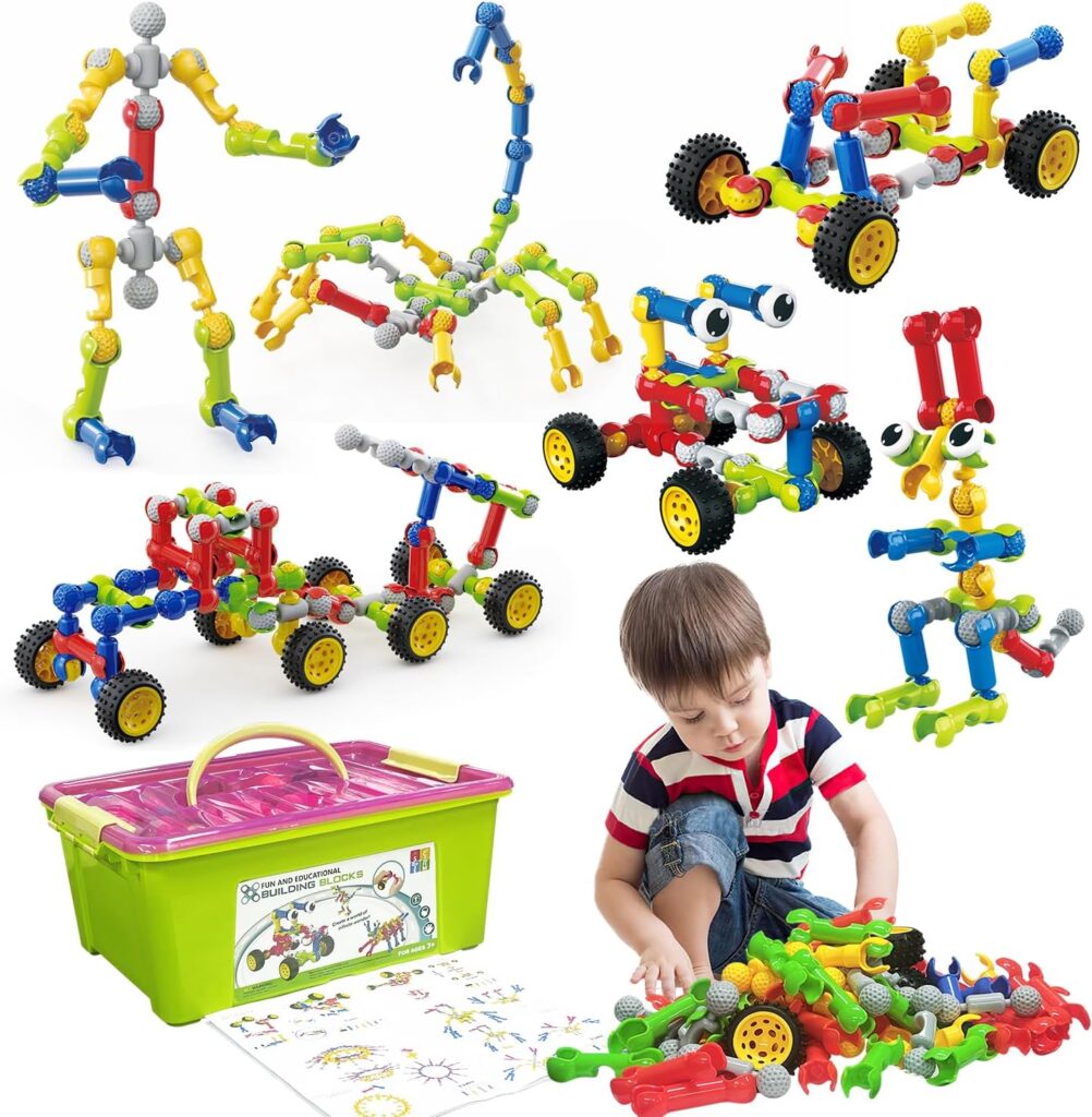 STEM Building Toys for 3 4 5 6 7 8 Year Old Boys Girls Birthday Gift
