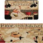 Roszwtit Farmhouse Chef Kitchen Mats and Rugs Set of 2 for Home Decor